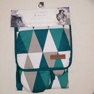 Eco One Apron, Pot Holder, and Oven Mitt